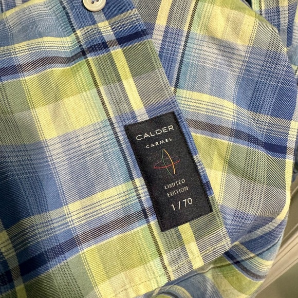 Calder Carmel Men’s Large Limited Edition 1/70 Long Sleeve Button Down Shirt - Picture 3 of 12